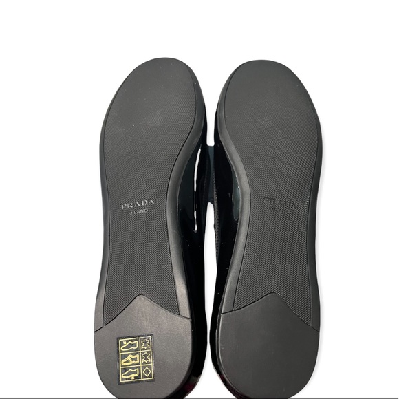 Prada Leather Ballet Flats🔥$375 NO VISIBLE SIGNS of damage,They are EVERYTHING! - Picture 11 of 16